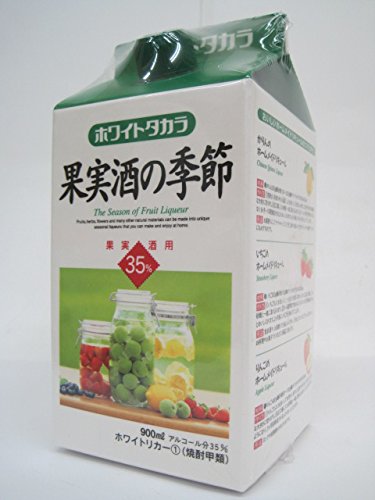 Amazon.co.jp: 宝酒造 果実酒の季節 ホワイトリカー 紙パック 35度